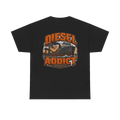 Back artwork on DIESEL ADDICT Lake Freighter Heavy Cotton Tee in Black