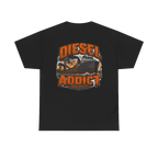 Back artwork on DIESEL ADDICT Lake Freighter Heavy Cotton Tee in Black