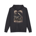 Back artwork on BUILT TO HAUL™ Telehandler Hoodie in Charcoal Heather