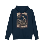 Back artwork on BUILT TO HAUL™ Telehandler Hoodie in Navy