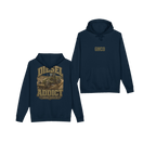 Front and back views of DIESEL ADDICT™ Motor Grader Hoodie in 147878