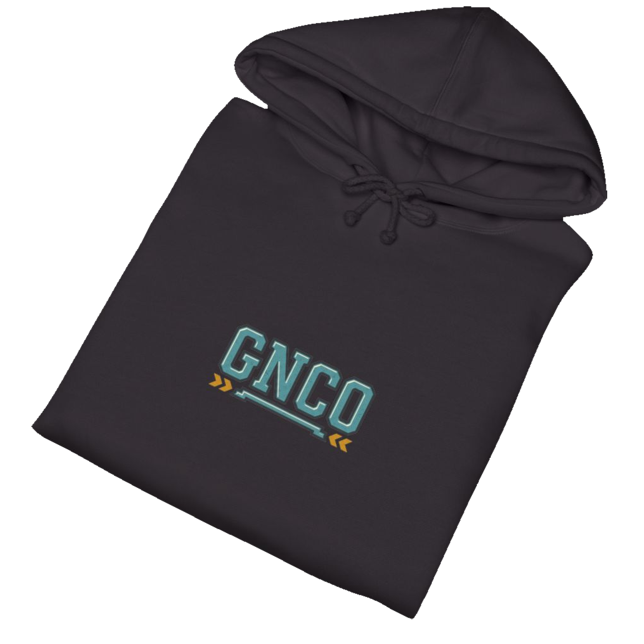 Folded BUILT TO HAUL™ Mining Haul Truck Hoodie in Black
