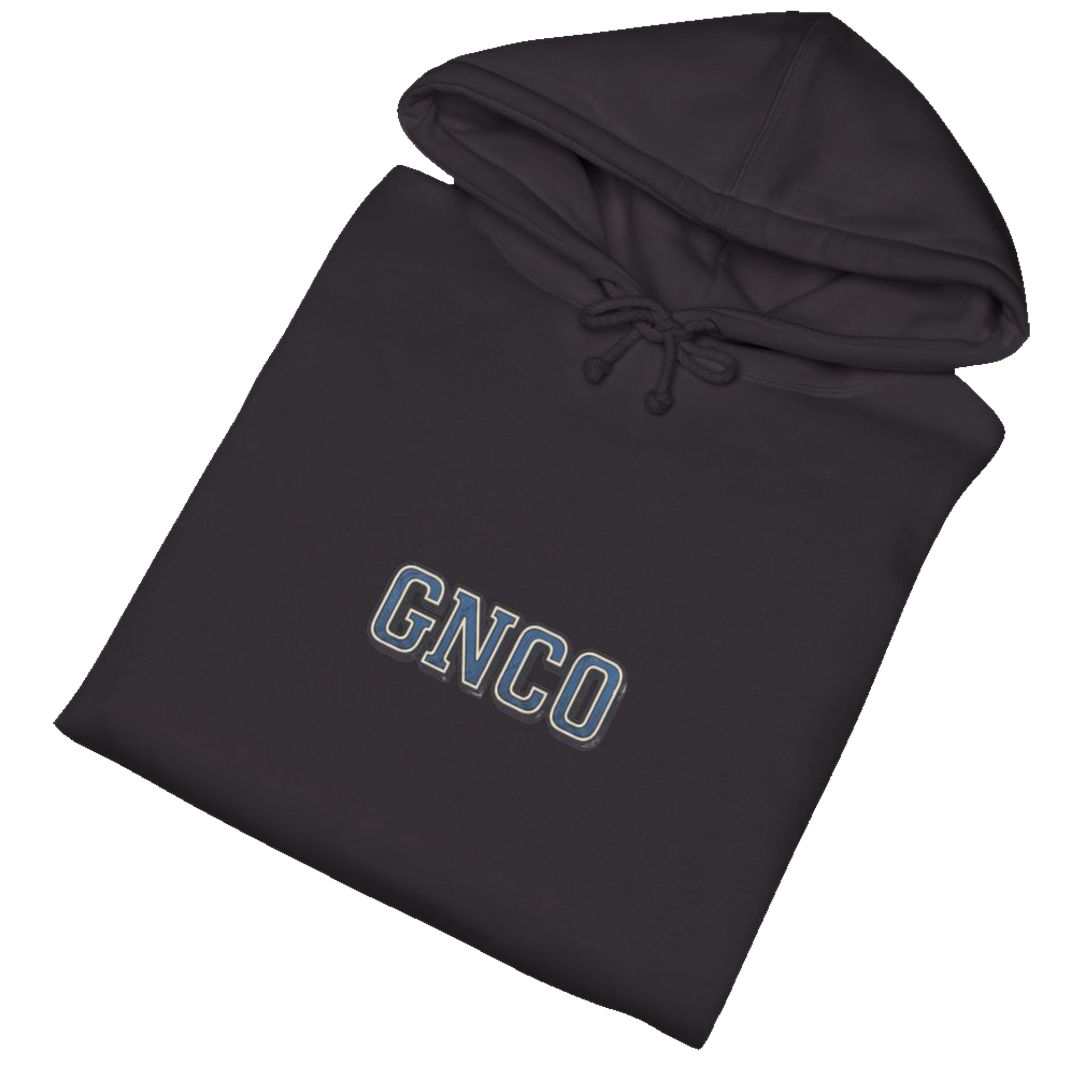 Folded BUILT TO HAUL™ Wheel Tractor-Scraper Hoodie in Black