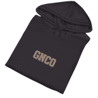 Folded BUILT TO HAUL™ Concrete Mixer Hoodie in Black