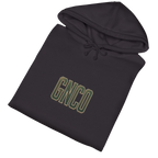 Folded BUILT TO HAUL™ Forestry Log Forwarder Hoodie in Black