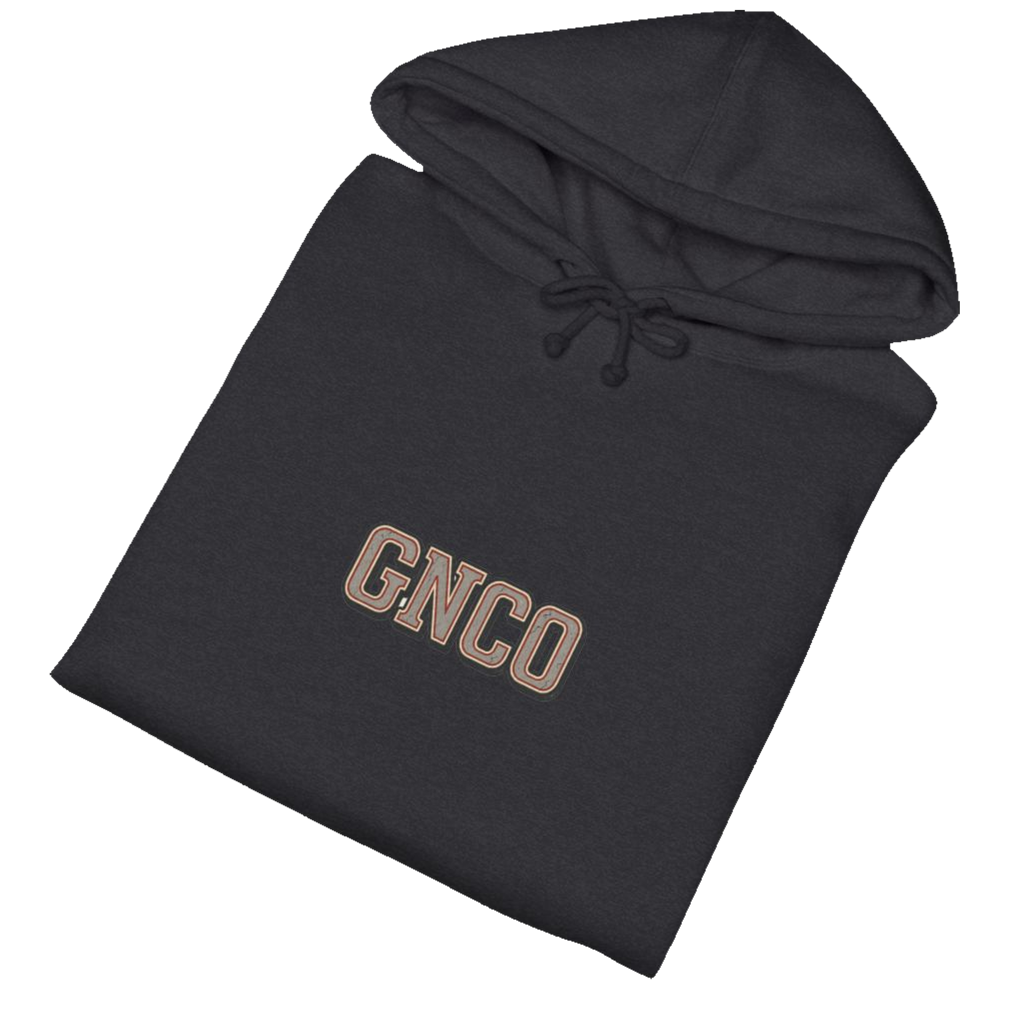 Folded BUILT TO HAUL™ Concrete Mixer Hoodie in Charcoal Heather