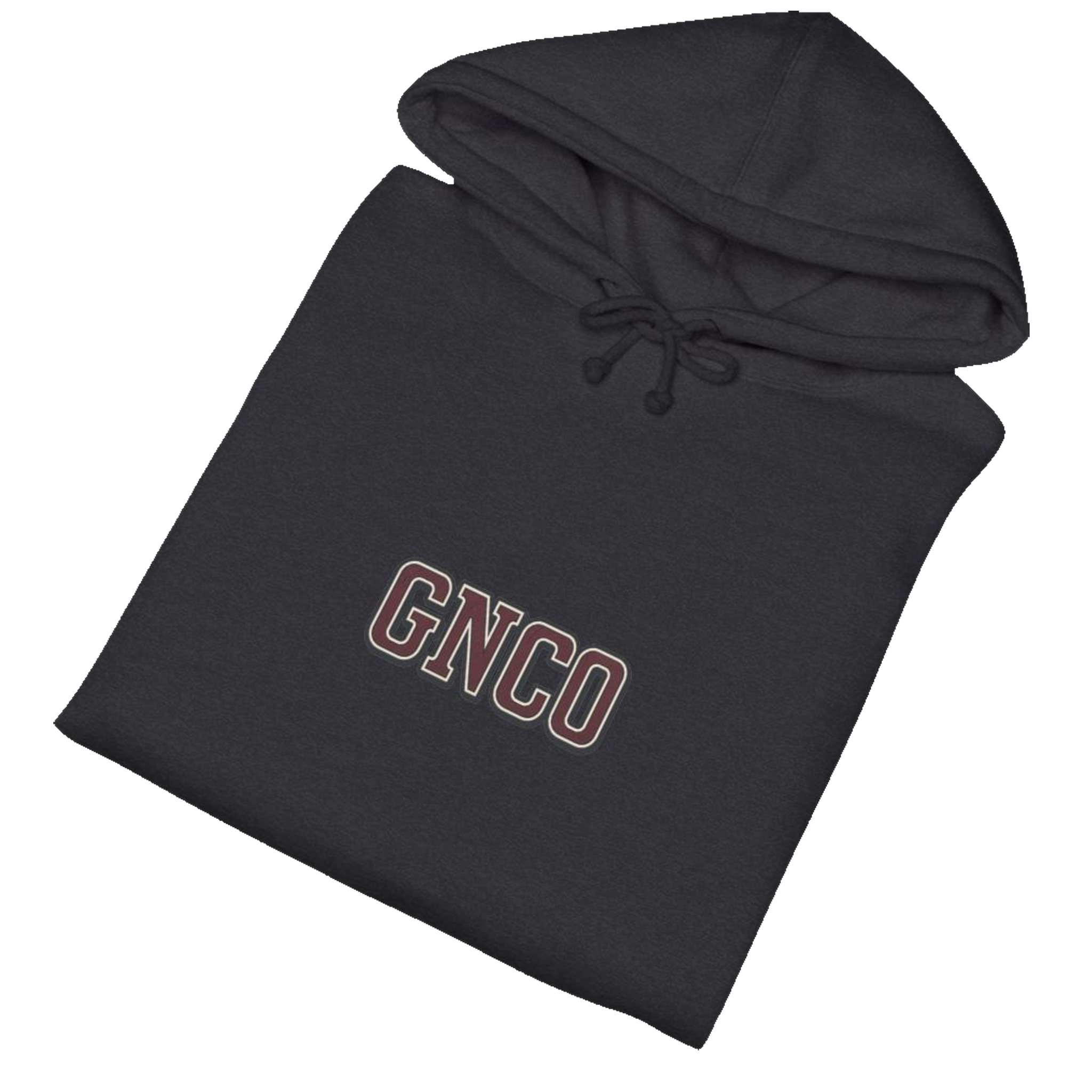 Folded BUILT TO HAUL™ Telehandler Hoodie in Charcoal Heather