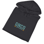 Folded BUILT TO HAUL™ Mining Haul Truck Hoodie in Charcoal Heather