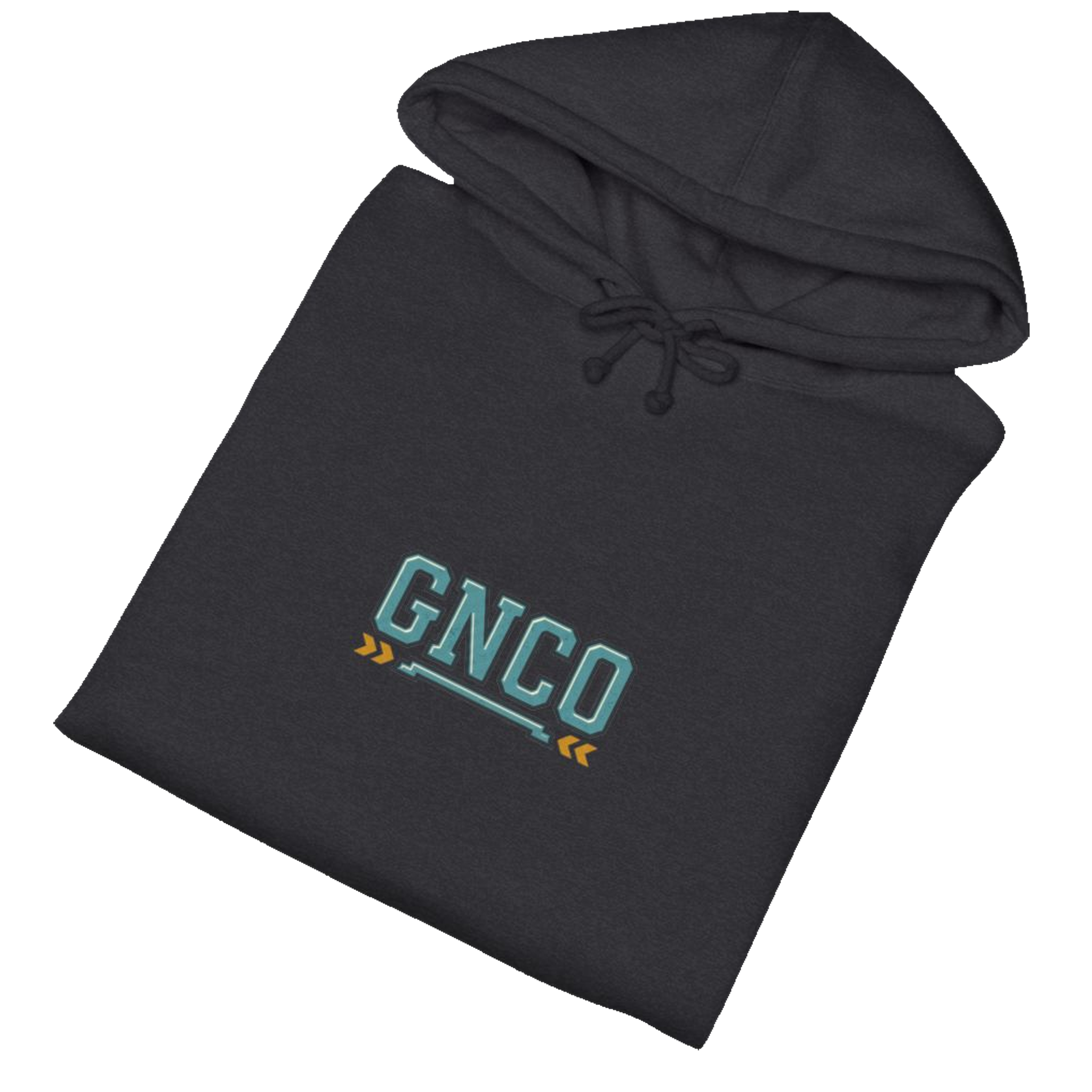 Folded BUILT TO HAUL™ Mining Haul Truck Hoodie in Charcoal Heather