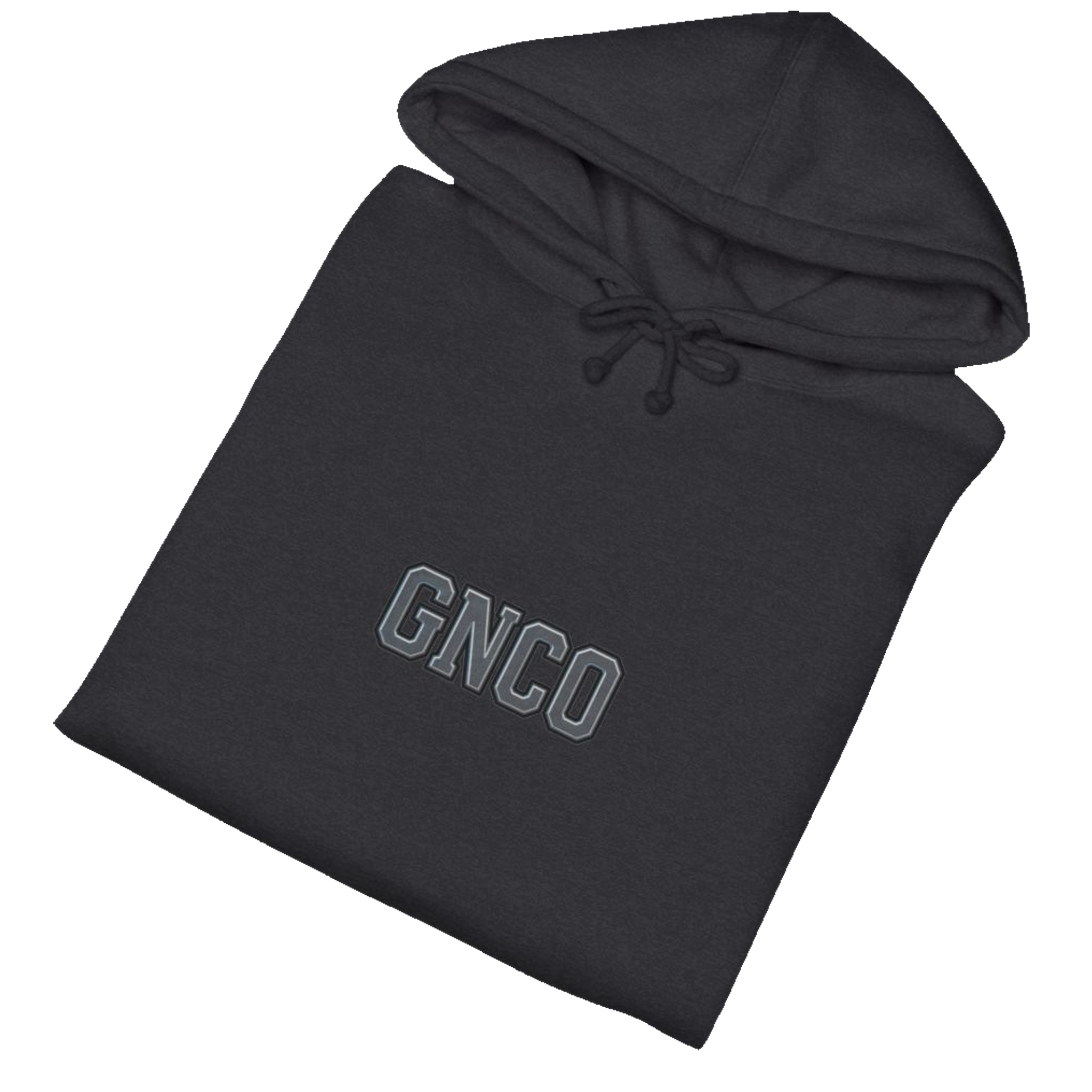 Folded DIESEL ADDICT™ Excavator Hoodie in Charcoal Heather