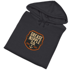 Folded DIESEL ADDICT™ Lake Freighter Hoodie in Charcoal Heather