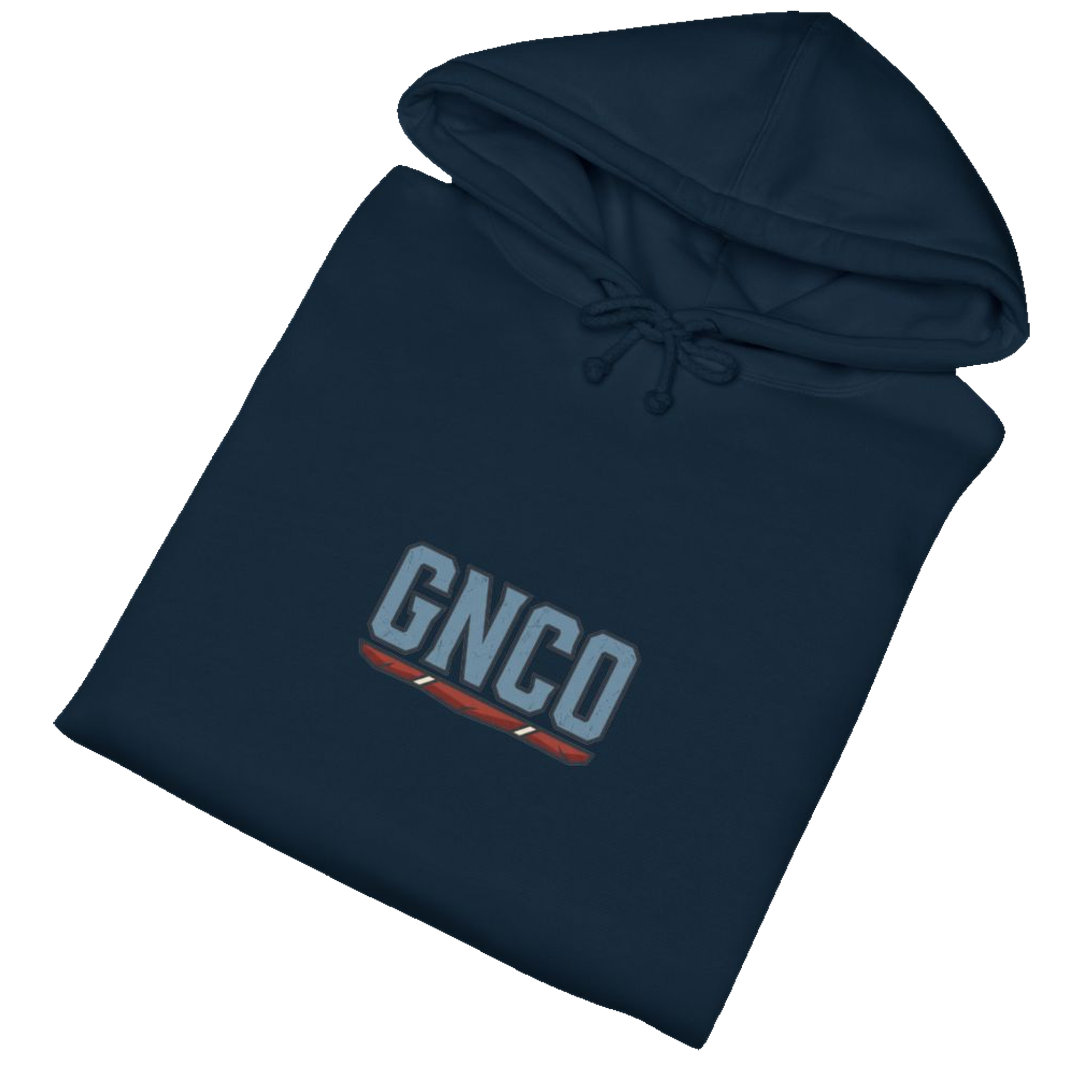 Folded BUILT TO HAUL™ Articulated Quarry Hauler Hoodie in Navy