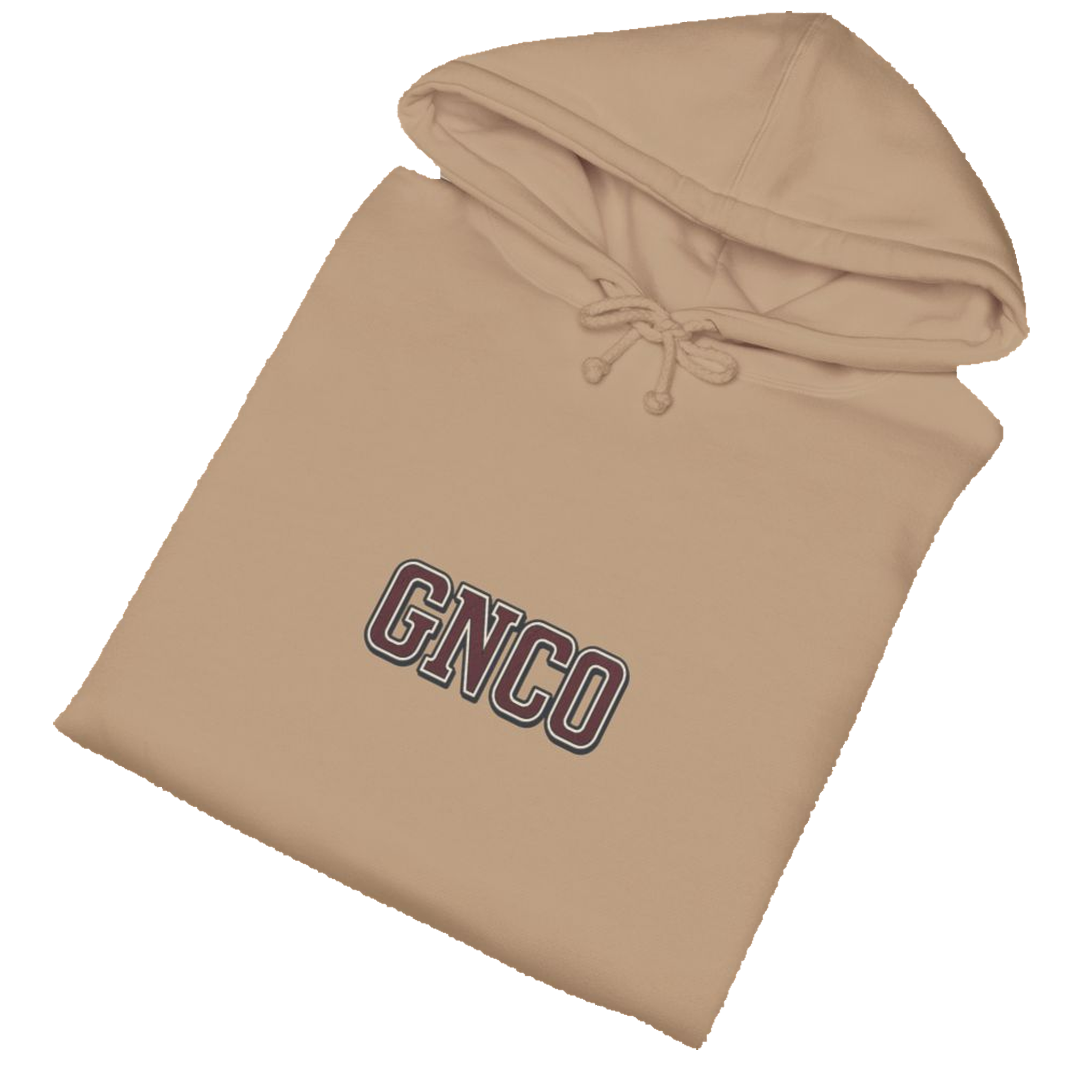 Folded BUILT TO HAUL™ Telehandler Hoodie in Sandstone
