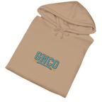 Folded BUILT TO HAUL™ Mining Haul Truck Hoodie in Sandstone