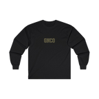 Front GNCO chest mark on DIESEL ADDICT Motor Grader Heavy Cotton Long Sleeve in Black