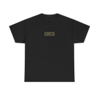Front GNCO chest mark on DIESEL ADDICT Motor Grader Heavy Cotton Tee in Black