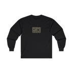 Front GNCO chest mark on BUILT TO HAUL Forestry Log Forwarder Heavy Cotton Long Sleeve in Black