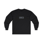 Front GNCO chest mark on DIESEL ADDICT Excavator Heavy Cotton Long Sleeve in Black