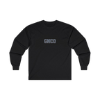 Front GNCO chest mark on BUILT TO HAUL Wheel Tractor-Scraper Heavy Cotton Long Sleeve in Black