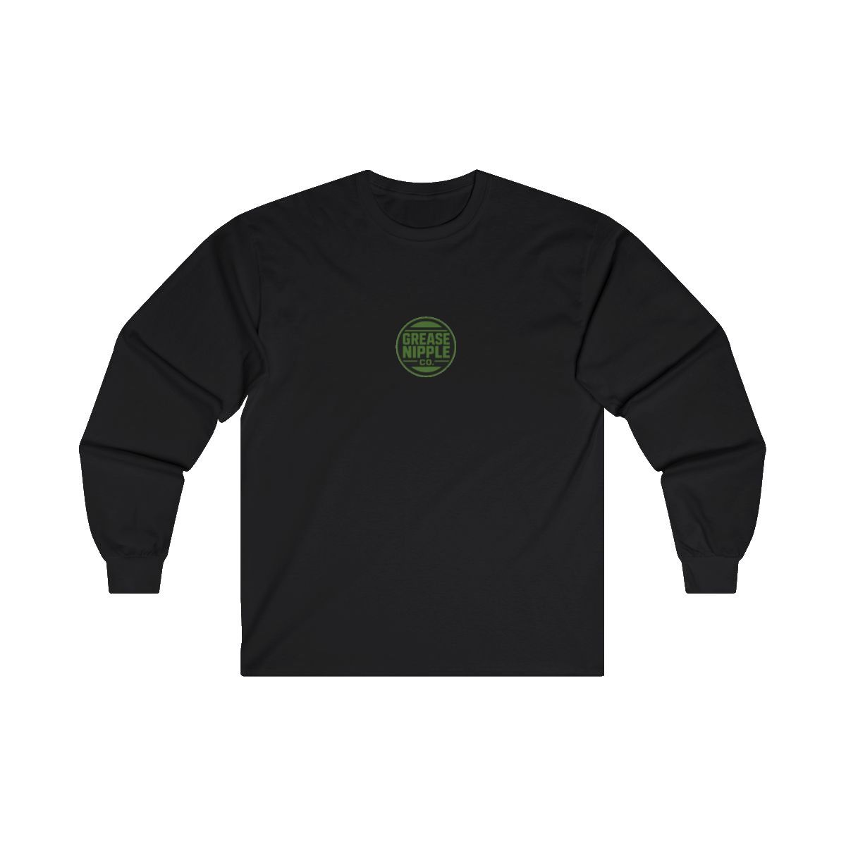 Front GNCO chest mark on DIESEL ADDICT Thermal Break Heavy Cotton Long Sleeve in Black