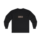 Front GNCO chest mark on BUILT TO HAUL Concrete Mixer Heavy Cotton Long Sleeve in Black