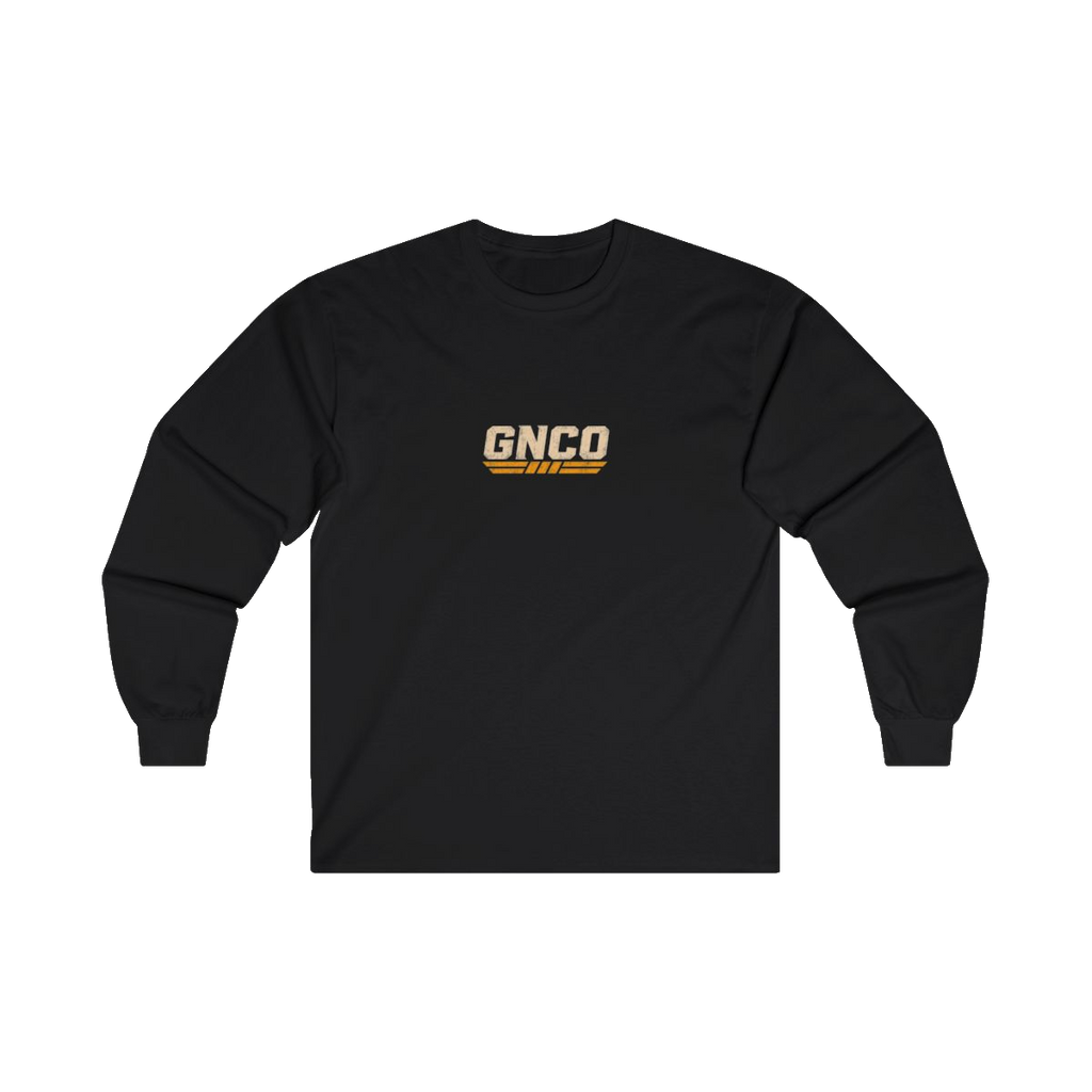 Front GNCO chest mark on BUILT TO HAUL Transformer Heavy-Haul Heavy Cotton Long Sleeve in Black