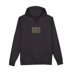 Front GNCO chest mark on BUILT TO HAUL™ Forestry Log Forwarder Hoodie in Black