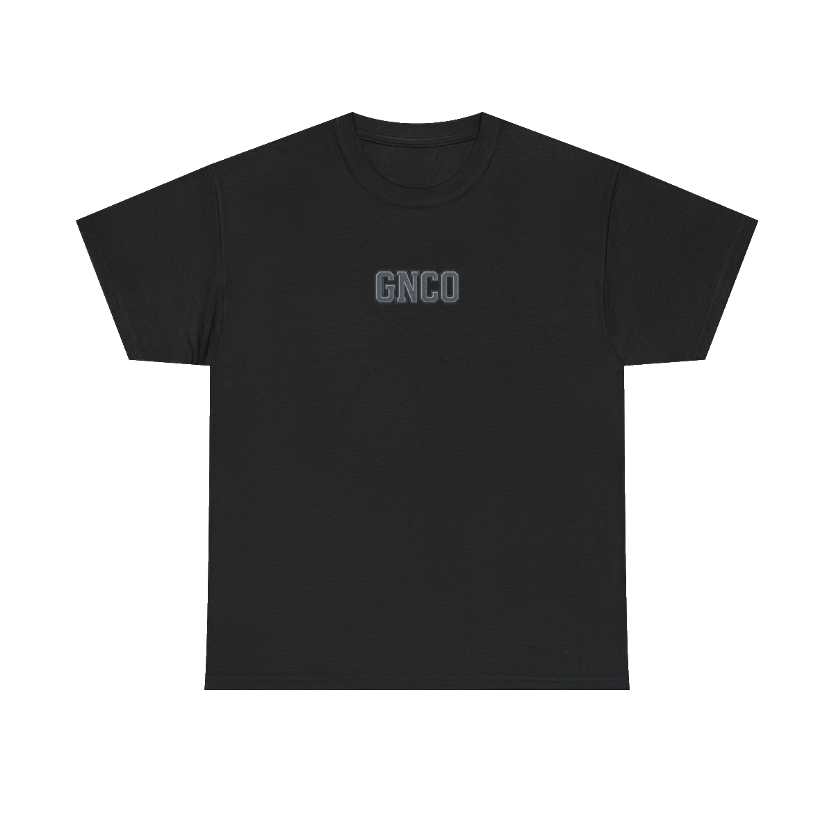Front GNCO chest mark on DIESEL ADDICT Excavator Heavy Cotton Tee in Black