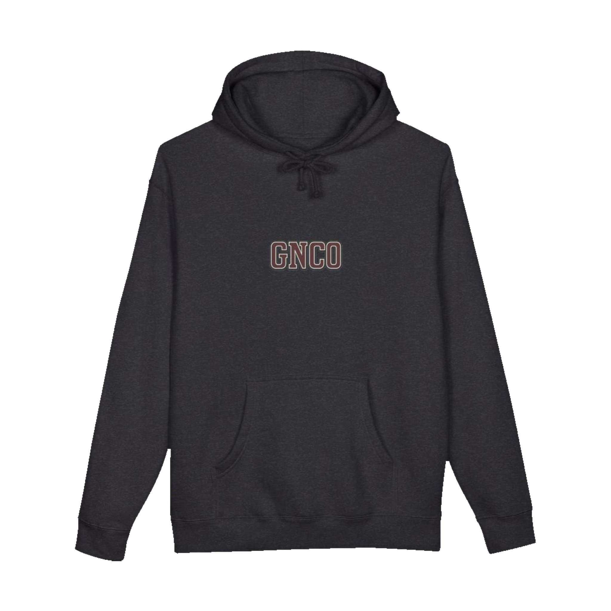 Front GNCO chest mark on BUILT TO HAUL™ Telehandler Hoodie in Charcoal Heather