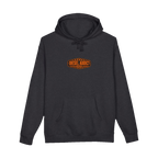 Front GNCO chest mark on DIESEL ADDICT™ Quarry Haul Truck Hoodie in Charcoal Heather