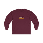 Front GNCO chest mark on BUILT TO HAUL Transformer Heavy-Haul Heavy Cotton Long Sleeve in Maroon