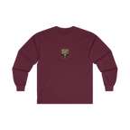 Front GNCO chest mark on DIESEL ADDICT Lake Freighter Heavy Cotton Long Sleeve in Maroon