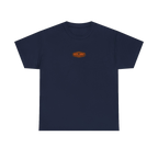 Front GNCO chest mark on DIESEL ADDICT Quarry Haul Truck Heavy Cotton Tee in Navy