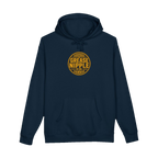 Front GNCO chest mark on DIESEL ADDICT™ Crawler Crane Hoodie in Navy