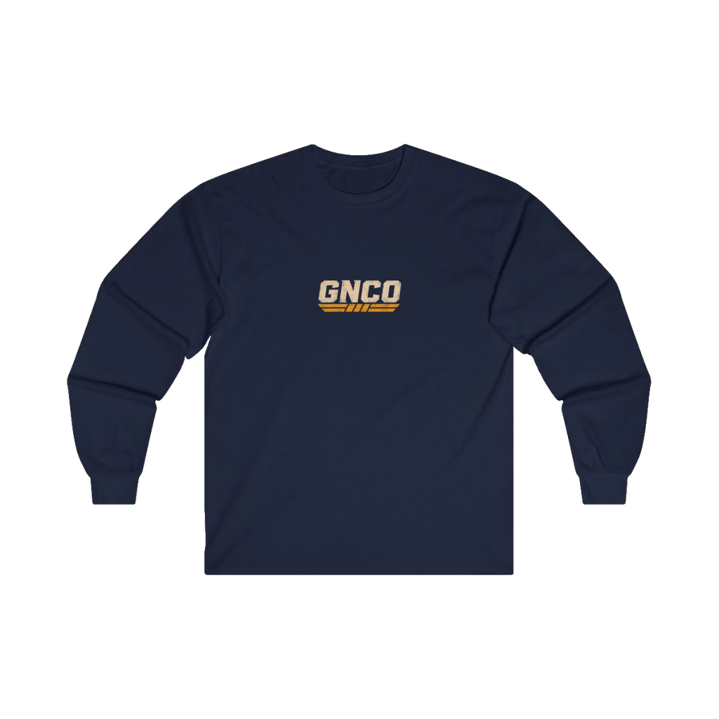 Front GNCO chest mark on BUILT TO HAUL Transformer Heavy-Haul Heavy Cotton Long Sleeve in Navy