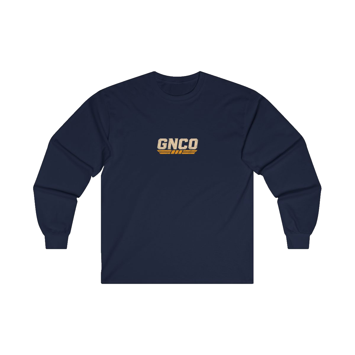 Front GNCO chest mark on BUILT TO HAUL Transformer Heavy-Haul Heavy Cotton Long Sleeve in Navy