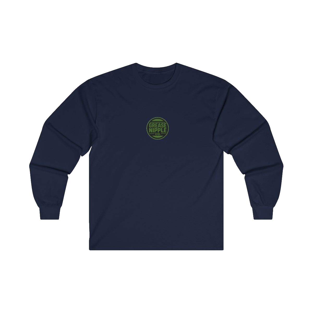 Front GNCO chest mark on DIESEL ADDICT Thermal Break Heavy Cotton Long Sleeve in Navy