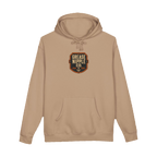 Front GNCO chest mark on DIESEL ADDICT™ Lake Freighter Hoodie in Sandstone