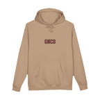 Front GNCO chest mark on DIESEL ADDICT™ Crawler Dozer Hoodie in Sandstone