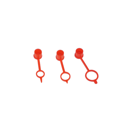 100pc Heavy-Duty Red Grease Fitting Caps – Poly Dust Covers for M6, M8, M10 Zerk Nipples – gear built for heavy equipment operators and mechanics